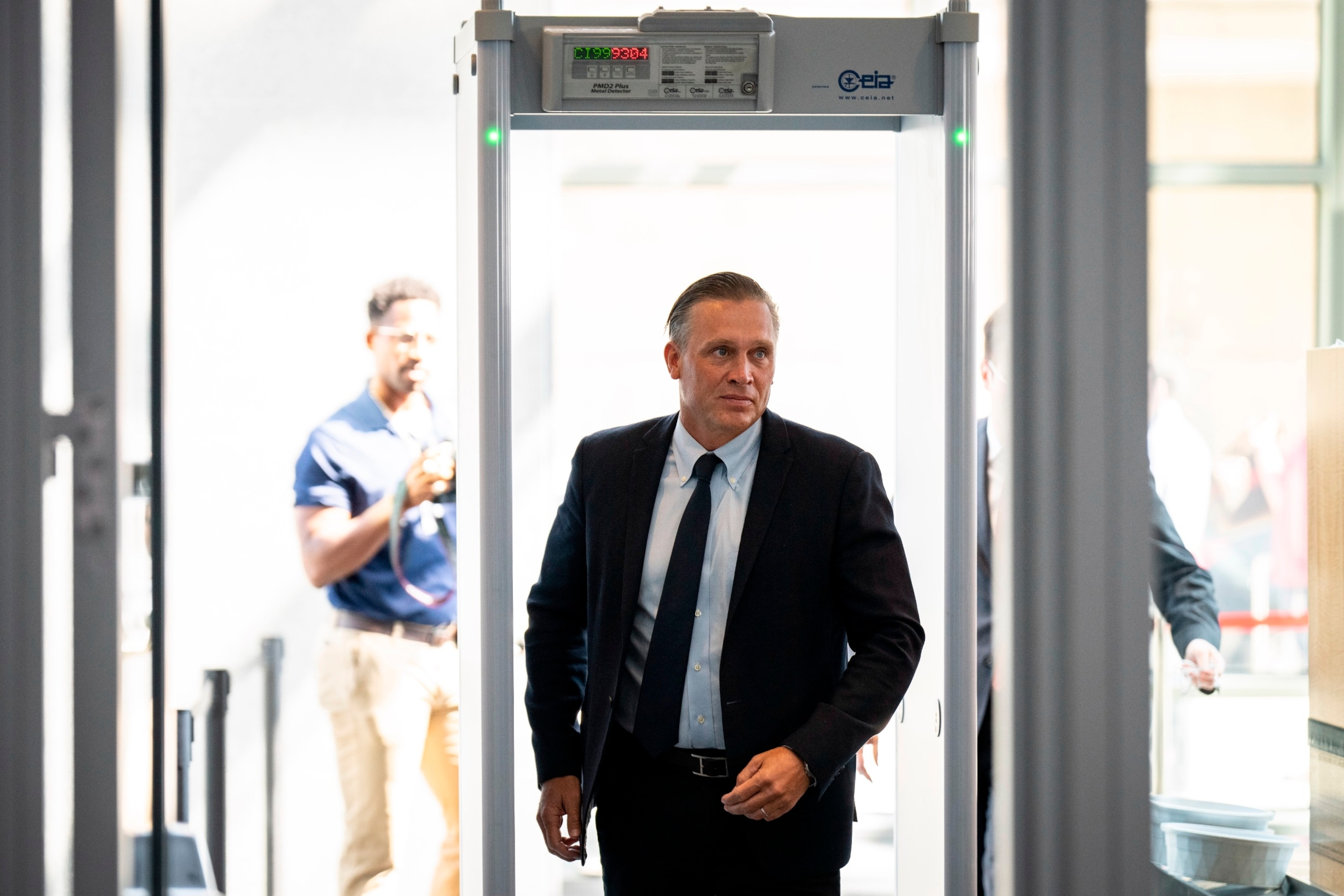 PHOTO: Devon Archer, a former business associate of Hunter Biden, arrives for closed-door testimony with the House Oversight Committee at the O'Neill House Office Building, July 31, 2023, in Washington, D.C. 