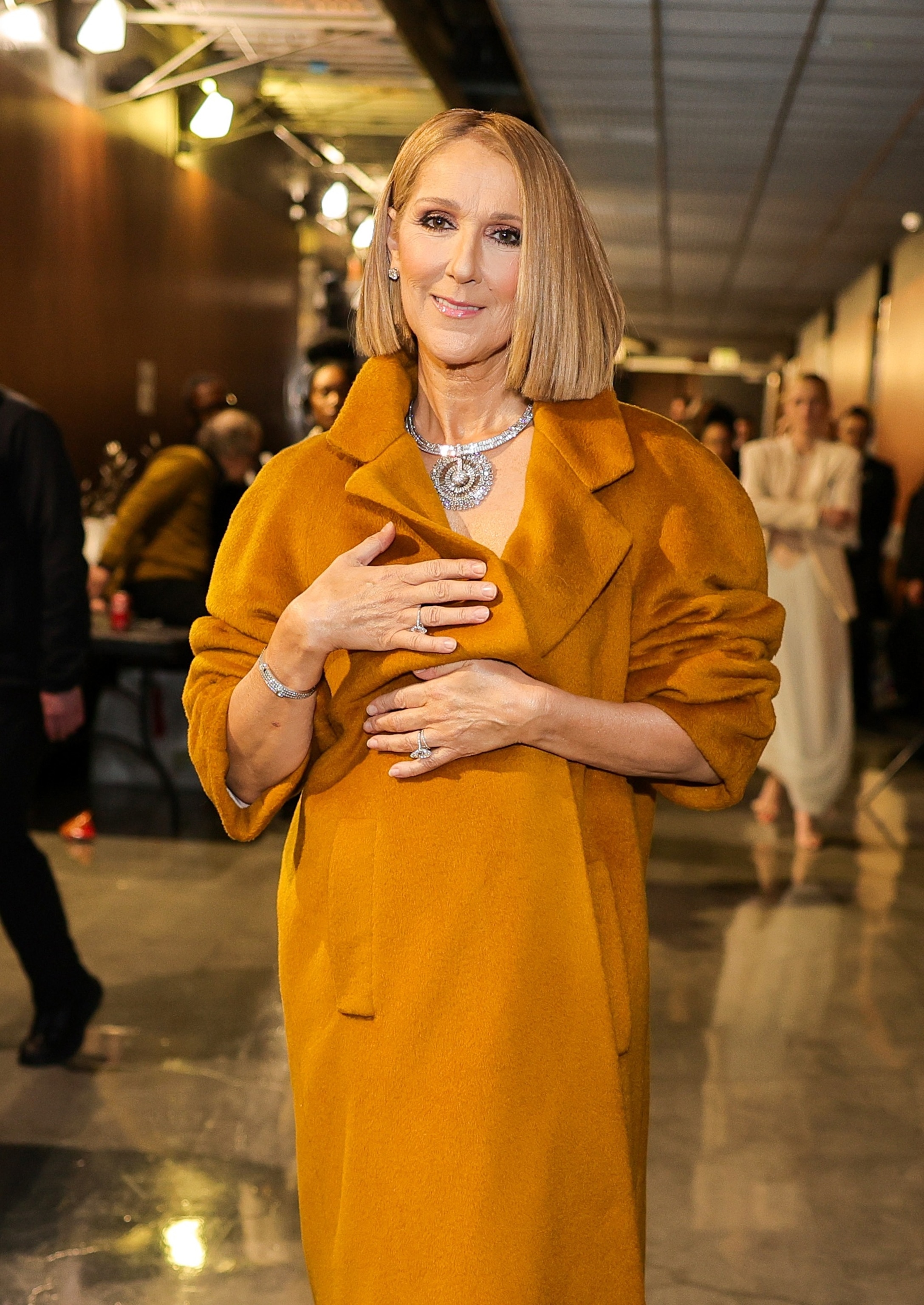 PHOTO: Celine Dion attends the 66th GRAMMY Awards at Crypto.com Arena on Feb. 4, 2024 in Los Angeles.