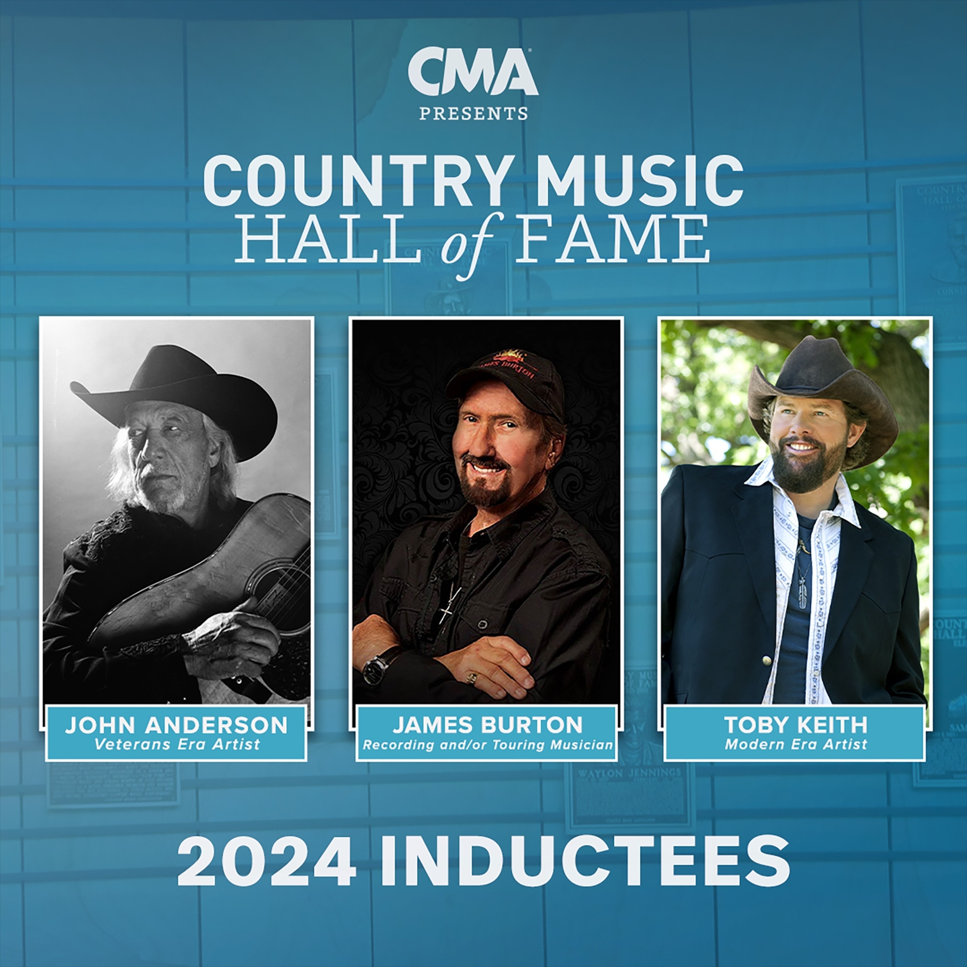 PHOTO: 2024 Country Music Hall of Fame inductees.