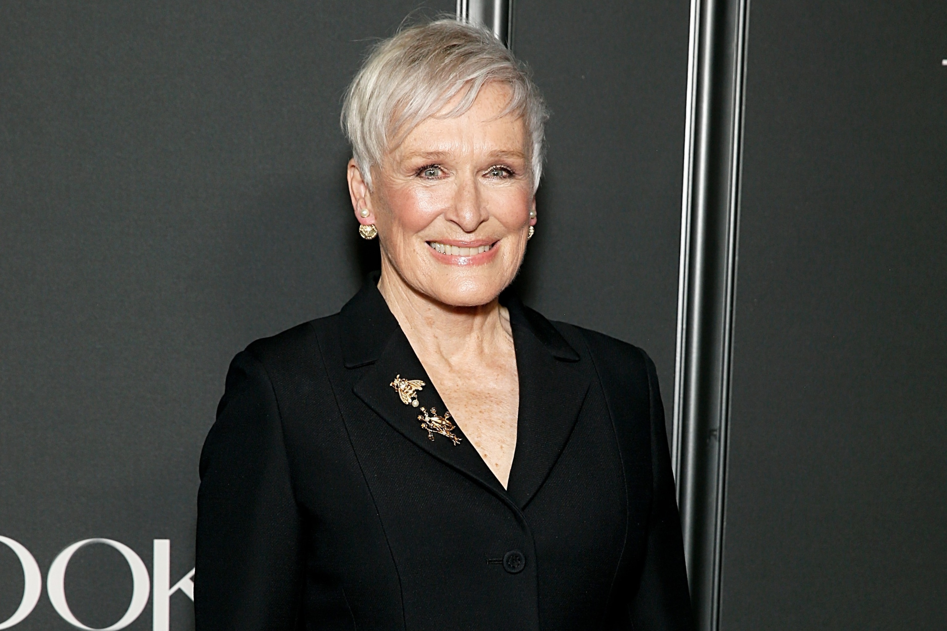 PHOTO: Glenn Close attends Apple TV+'s "The New Look" world premiere at Florence Gould Hall on February 12, 2024 in New York City.