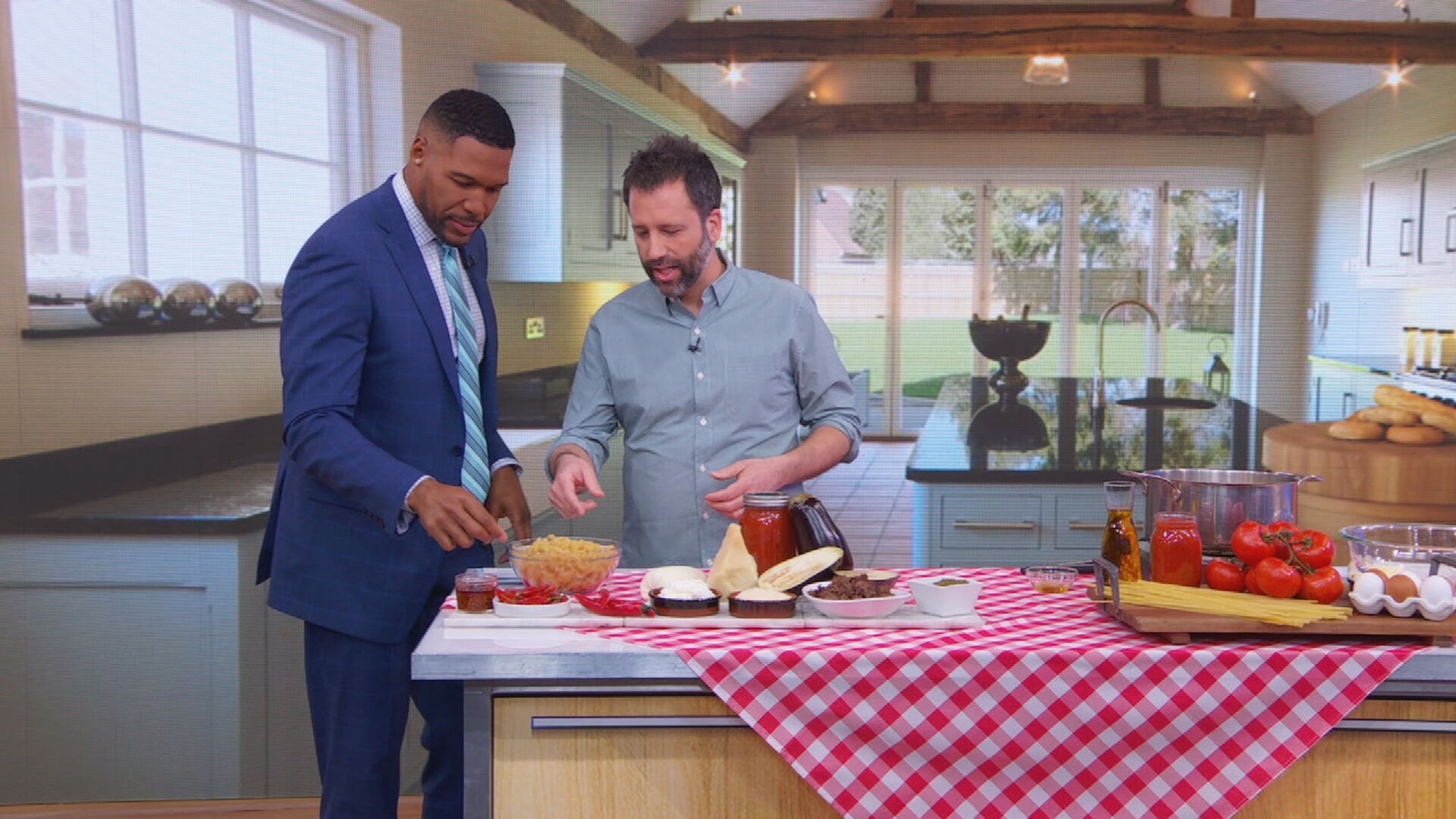 PHOTO: Dan Pashman on "Good Morning America," speaks about his new cookbook and pasta on March 18, 2024.