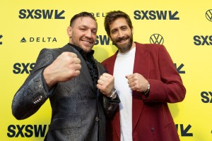 Conor McGregor and Jake Gyllenhaal at the Road House movie premiere at SXSW