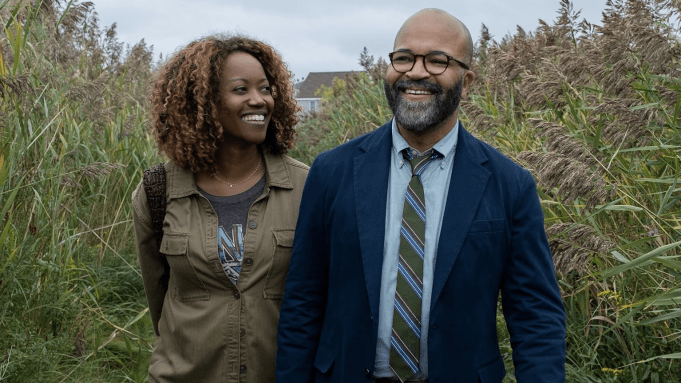 Erika Alexander and Jeffrey Wright in 'American Fiction'